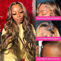 13x4 Lace Frontal Human Hair Wig P4 27 Body Wave Density