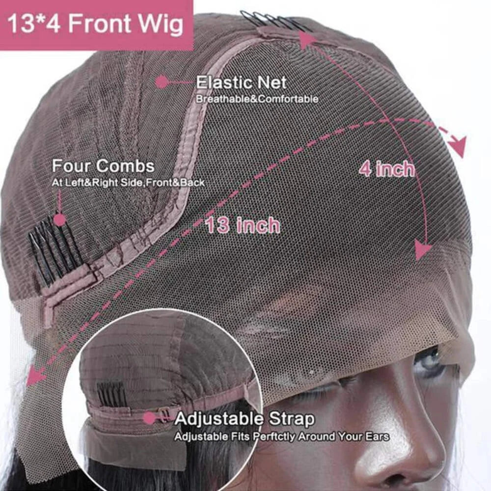 13x4 Lace Frontal Human Hair Wig P4 27 Body Wave Density